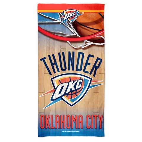 Oklahoma City Thunder Beach Towel 30 x 60 Spectra Beach Towel Cover