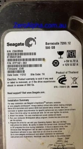 ST3500413AS, 9YP142-303, JC45, TK, Z2A0 Seagate Data Recovery Donor Hard Drive - Bild 1 von 1