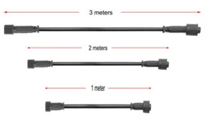 2/4/5-Pin IP67 Waterproof 1/2/3Meters Extension Cable LED Deck Light Power Cord+ - Picture 1 of 14
