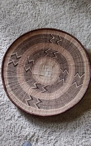 Basket - Large 25" Handmade "Open Bowl" By The BaTonga Women In Zimbabwe! - Picture 1 of 6