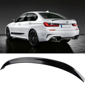 For 2019-2025 BMW 3-Series G20 330i M340i MP Style GLOSS BLACK Trunk Spoiler Lip - Picture 1 of 6