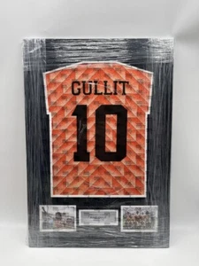Niederlande Trikot Ruud Gullit signiert im Rahmen COA neu - Bild 1 von 4