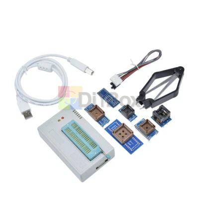 TL866II Plus Programmatore TL866 USB EPROM EEPROM 7 Adattatori Presa Estrattore Suie - Immagine 1 di 4