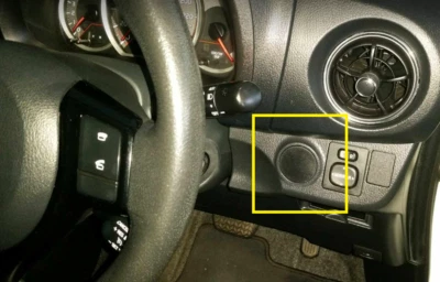 11/2011 to 04/2020 Toyota Yaris - Blank switch interior trim 55539-52040 - image 1 of 4