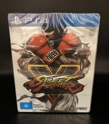 Street Fighter V  Steelbook Edition  PS4 - Sealed in Original Factory PS4 Shrink - Image 1 of 4