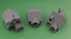 3-Pack N-Scale Sears Rodessa, Lorain, Purita  Home - 1:160 Scale Building House - Picture 1 of 5