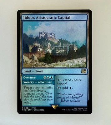 Magic the Gathering: Jidoor, Aristocratic Capital Final Fantasy Foil NM - Image 1 of 3