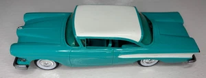 Ford Edsel 1958 2 puertas techo rígido concesionario promoción modelo coche ruedas de fricción turquesa - Imagen 1 de 9