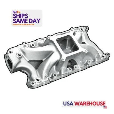 Professional Products 54031, One SBF Hurricane Intake Satin Natural Aluminum  - Image 1 of 4