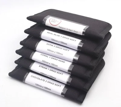 Lee Filters 100mm 6er Set Farbeffekt Farbverlauf Blau & Braun Filter AUSVERKAUF - Bild 1 von 4