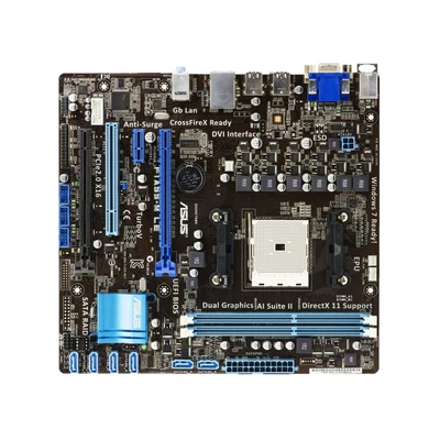 ASUS F1A55-M LE AMD A55 DDR3 Socket FM1 Micro ATX Motherboard - Image 1 of 2