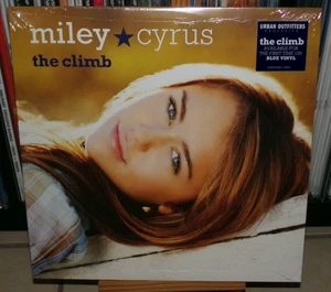 MILEY CYRUS THE CLIMB BLUE JAY URBAN OUTFITTERS 12" SINGLE RECORD - Picture 1 of 8