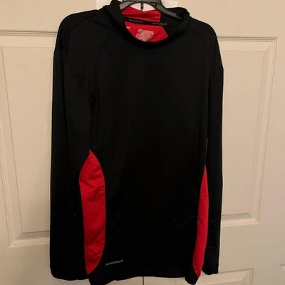 NordicTrack mock turtleneck long sleeve Black with RED accents  XXL  - Image 1 of 4