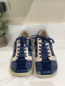 Diesel Vintage Wish Zapatos Azul Cuero Gamuza Puntera Cuadrada Tenis Y2K Para Hombres 10.5 M - Imagen 1 de 6