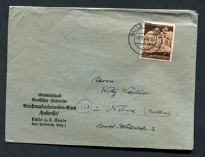 German Reich WW II : Very nice cover from 1944 - Halle - used - Picture 1 of 1
