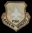 USAF 4404th Wing (P) Dhahran Air Base Desert Storm F-15 Patch CT1
