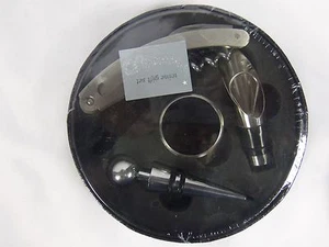 Juego de regalo sacacorchos y abridor de vino de 4 piezas de Office Max - Imagen 1 de 1