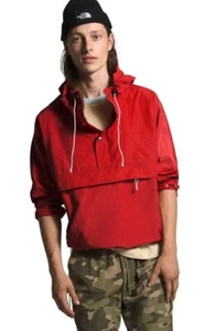NWT The North Face Windjammer Anorak Water Repellent Hooded Jacket - Red - Large - Picture 1 of 11