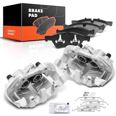 Front Left & Right Brake Calipers & Brake Pads for Mercedes-Benz E350 ML320 W164 - Image 1 of 4