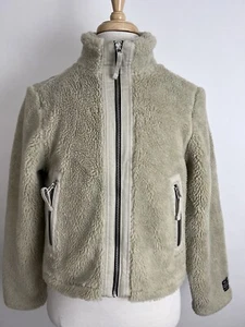 BDG Sherpa Women's Jacket Khaki XL $109.00 Retail Urban Outfitters Full Zip New - Picture 1 of 14
