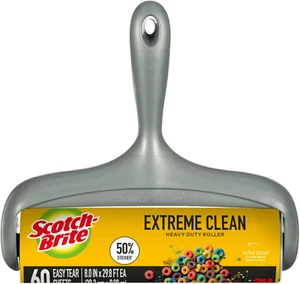 Scotch-Brite 50% Stickier Large Surface Lint Roller, Works Great on Pet Hair, 60 - Picture 1 of 12