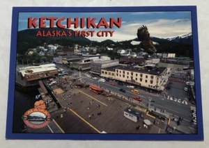 Aerial View Ketchikan, Alaska. Postcard (H2) - Picture 1 of 2