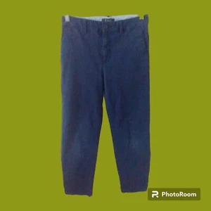 Polo Ralph Lauren Boys Size M 14 Navy Blue Cotton Chino Pants - Picture 1 of 12
