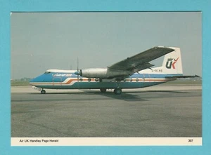 AVIÓN - CHARLES SKILTON NO. POSTAL 397 - AIR UK HANDLEY PAGE HERALD - Imagen 1 de 2