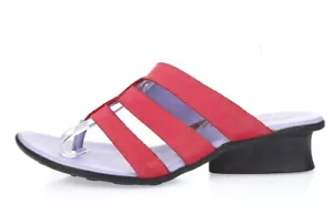 Womens Arche pink leather strappy thong sandals sz. 41 - Picture 1 of 5