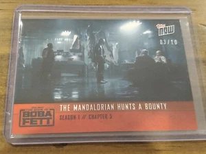 2022 TOPPS NOW STAR WARS BOOK OF BOBA FETT #21 03/10 RED THE MANDALORIAN RETURNS - Picture 1 of 2