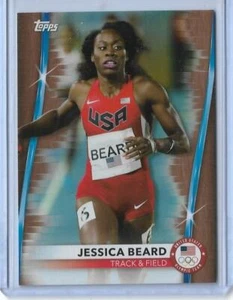 RARE 2020 TOPPS OLYMPICS JESSICA BEARD "BRONZE" CARD #66 ~ USA TRACK 2021 ~ QTY - Picture 1 of 2