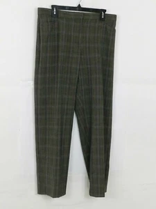 DRESSBARN Womens Size 14 Gray Plaid  Dress Pants 29" Inseam - Picture 1 of 5