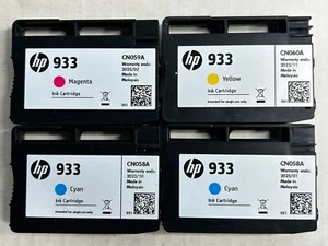 New Factory Original HP 933 Cyan - Magenta - Yellow Ink Cartridges 4 Pack - Picture 1 of 3
