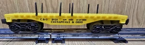 Chesapeake & Ohio Yellow Flat Car Train for Model Railroading - Picture 1 of 6