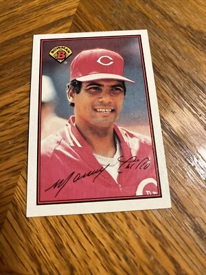 1989 Bowman Manny Trillo #308 Cincinnati Reds Baseball Card  - Image 1 of 3
