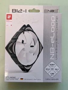 Noiseblocker NB-eLoop B12-1 800RPM 120mm Case Fan open box - Picture 1 of 9