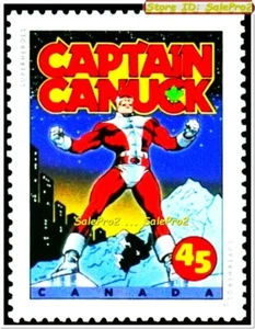 CANADA 1995 CANADIAN COMIC BOOK SUPER HEROES CAPTAIN CANUCK FV 45 CENT MNH STAMP - Picture 1 of 2