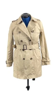 Trenchcoat Classic Banana Republic Limonta Damen Gr. SP Small Khaki 100 Baumwolle - Bild 1 von 11