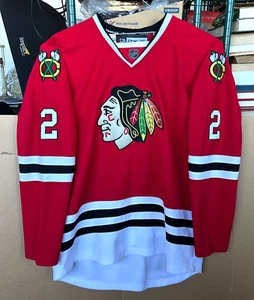 Chicago Blackhawks Duncan Keith Hockey Jersey #2 Reebok CCM Size 54 - Picture 1 of 12