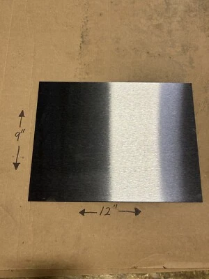Листовой металл холодного рулона калибр 13 (толщина 0,90 дюйма) - 9 дюймов x 12 дюймов - матовая отделка - Изображение 1 из 2