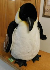 Folkmanis LARGE Full Body Emperor Penquin Puppet - VERY Gently Used Plush 14"