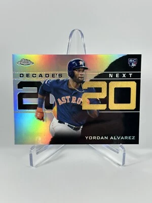 2020 Topps Chrome Update Decade's Next Rookie RC #DNC-4 Yordan Alvarez Refractor - Image 1 of 2