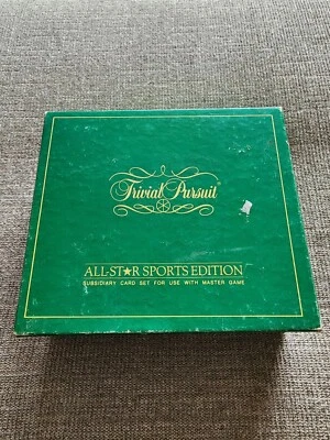 Trivial Pursuit Master Game All-Star Sports Edition 1981 Vintage First Edition - Image 1 of 3