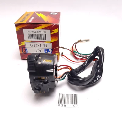 Soporte de interruptor de mango izquierdo Kawasaki GTO May Fit KE125 KS125 KE100 G4TR KH110 NUEVO DE STOCK Foto 1 de 4