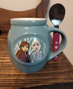 Taza Disney Frozen Elsa Ana 2019 Frankford Candy LLC cerámica esmaltada 14 OZ azul - Imagen 1 de 2