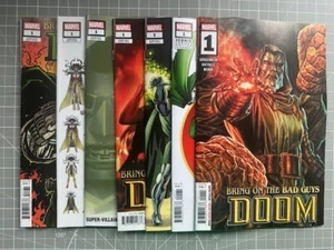 Marvel Bring On The Bad Guys Dr. Doom #1 A COVER + 7 VARS INCL 1:10 DESIGN - Picture 1 of 5