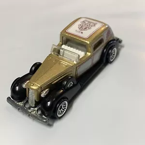 1981 Hot Wheels Diecast 1935 CADILLAC Mattel Malaysia gold white black B2-197 - Picture 1 of 9