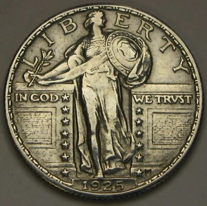 USA Standing Liberty Quarter 1925 - Silver 0.9 - VF/XF - 4248 * - Picture 1 of 2