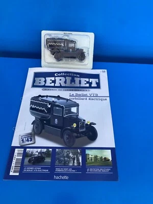 1/43 Berliet N°58 VTB Carro Funebre Elettrico Camion HACHETTE Nuovo - Immagine 1 di 4
