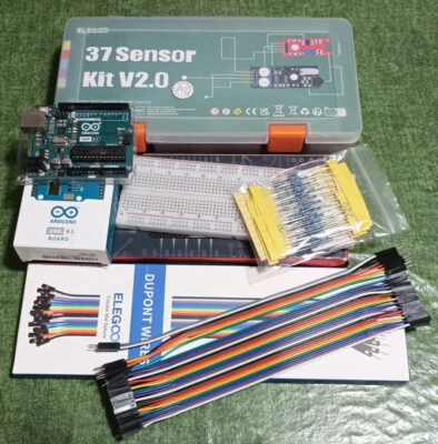 Arduino Uno r3 + Kit Sensori Elegoo 37-in-1 + Breadboard  - Immagine 1 di 2